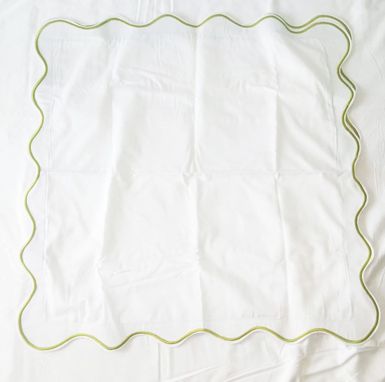 Euro Sham_400 Thread Count White Cotton Sateen Hotel Stitch Euro Sham