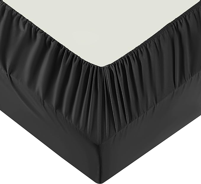 400 Thread Count Cotton Sateen Fitted Sheet in drop from 10 to 20 inches - Image 20