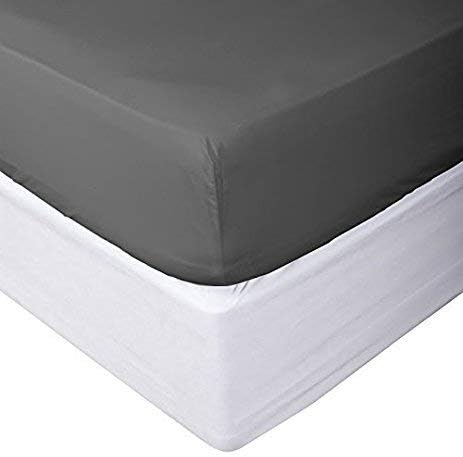 400 Thread Count Cotton Sateen Fitted Sheet in drop from 10 to 20 inches - Image 4
