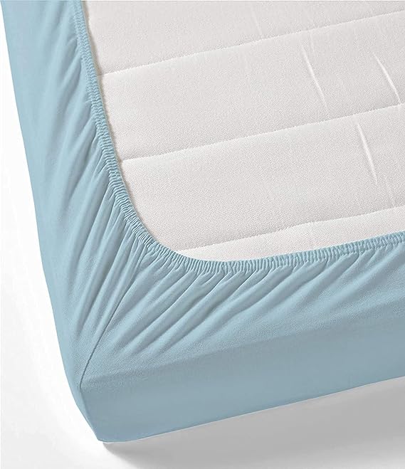 400 Thread Count Cotton Sateen Fitted Sheet in drop from 10 to 20 inches - Image 7
