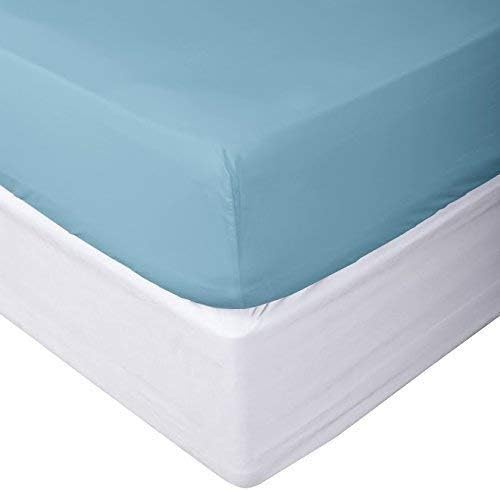 400 Thread Count Cotton Sateen Fitted Sheet in drop from 10 to 20 inches - Image 8