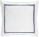 400 Thread Count White 100% Cotton Sateen Hotel Stitch 3 line Embroidery Euro Shams
