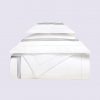 400 Thread Count White 100% Cotton Sateen Hotel Stitch Embroidery Border Duvet Cover set - Image 6