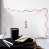Personalized Monogrammed Pillow Sham with Scalloped embroidery - Image 7