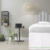 Dorm Room Single border Bed Skirt – Covers the Entire Long Side: Bed Skirt for Raised Dorm Room Beds - Image 5