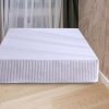 Quilted Bed Skirt Padded Vertical Quilting – 8″ to 39″ Drop Length 1 PIECE BED SKIRT 3 Sided 100% Cotton - Image 6