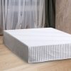 Quilted Bed Skirt Padded Vertical Quilting – 8″ to 39″ Drop Length 1 PIECE BED SKIRT 3 Sided 100% Cotton - Image 5